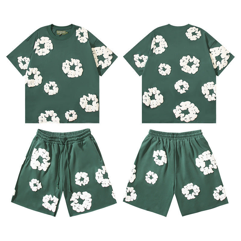 Denim Tears Cotton Wreath Set - Forest Green