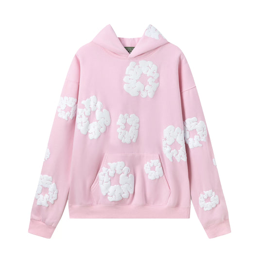 Denim Tears Cotton Wreath Hoodie - Pink