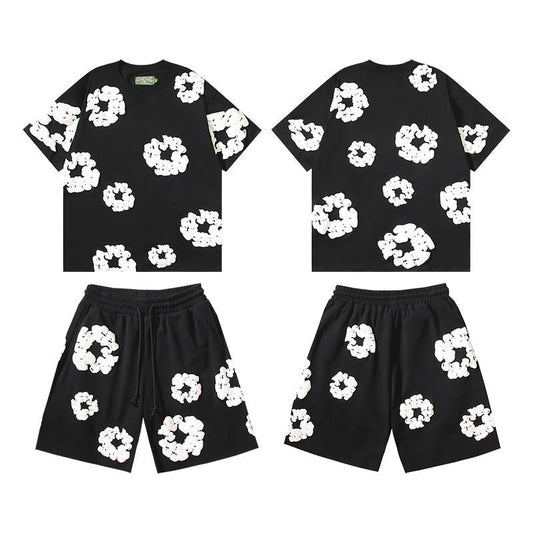 Denim Tears Cotton Wreath  Set - Black/White