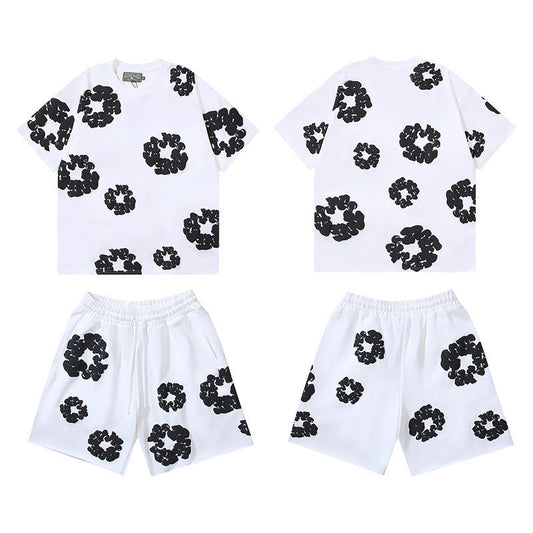 Denim Tears Cotton Wreath Set - White/Black
