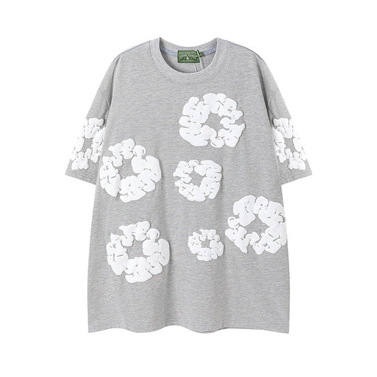 Denim Tears Cotton Wreath T-Shirt - Grey