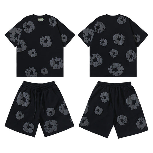 Denim Tears Cotton Wreath Set - Black/Dark Grey
