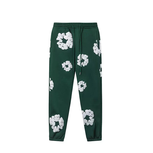 Denim Tears Cotton Wreath Sweatpants - Forest Green